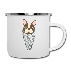Open image in slideshow, Boston Terrier Cone Mug - white
